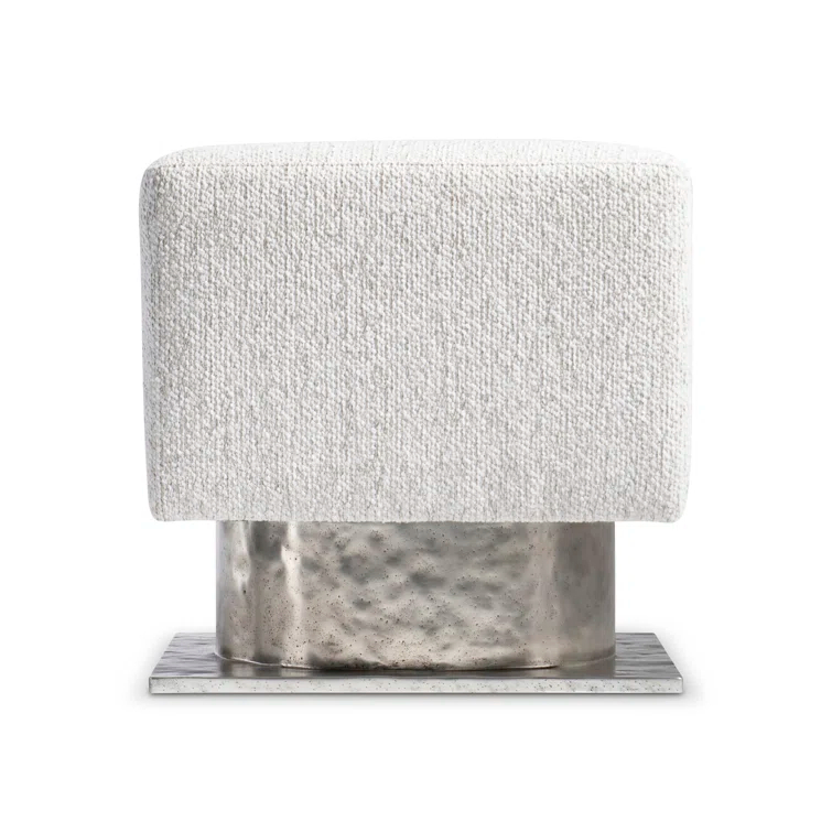 Bernhardt Prado Aluminum Accent Stool