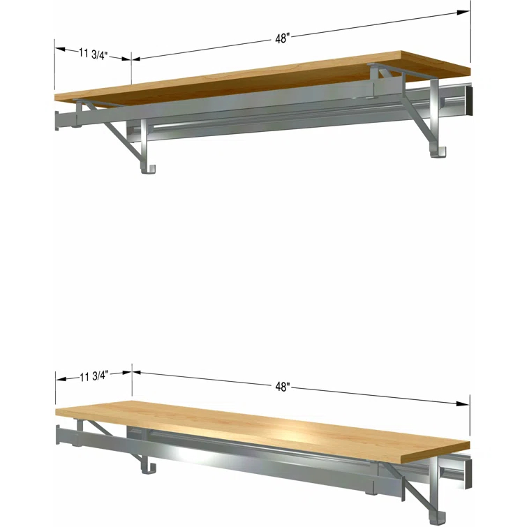 Arrange a Space Double Shelf-Hang Closet System