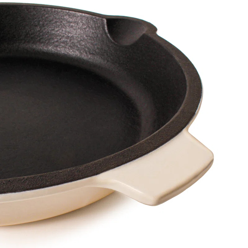 BergHOFF BergHOFF Neo 5Pc Cast Iron Set: 5Qt and 8Qt Covered Dutch Ovens and 10" Fry Pan