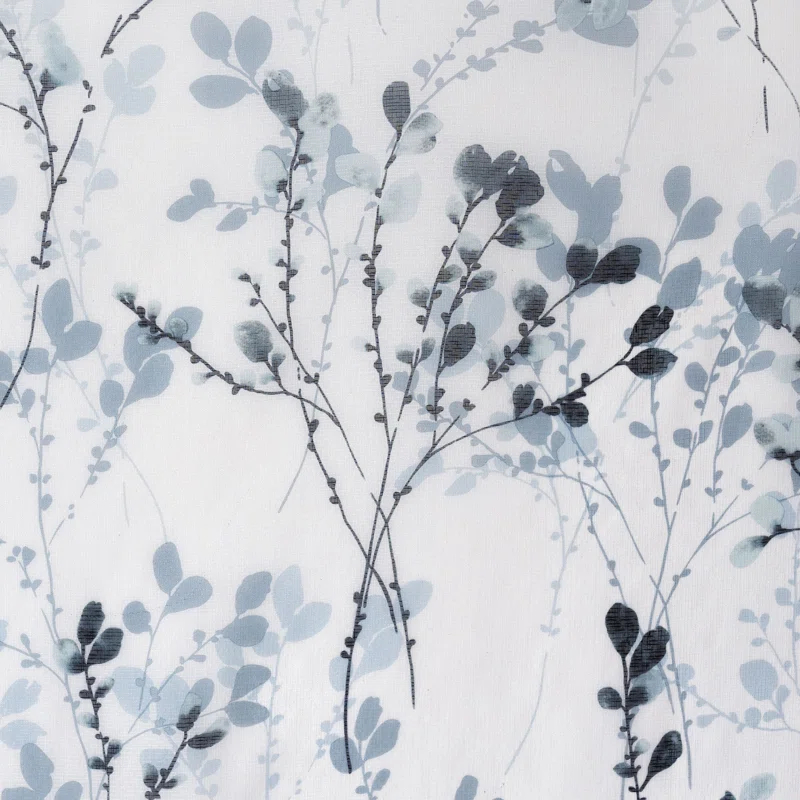 Red Barrel Studio® Molineux Floral Semi-Sheer Tab Top Single Curtain Panel