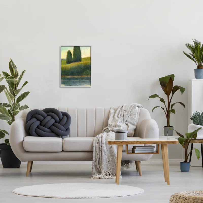 Stupell Industries " Rural Pond Reflection Landscape " by Suzanne Nicoll