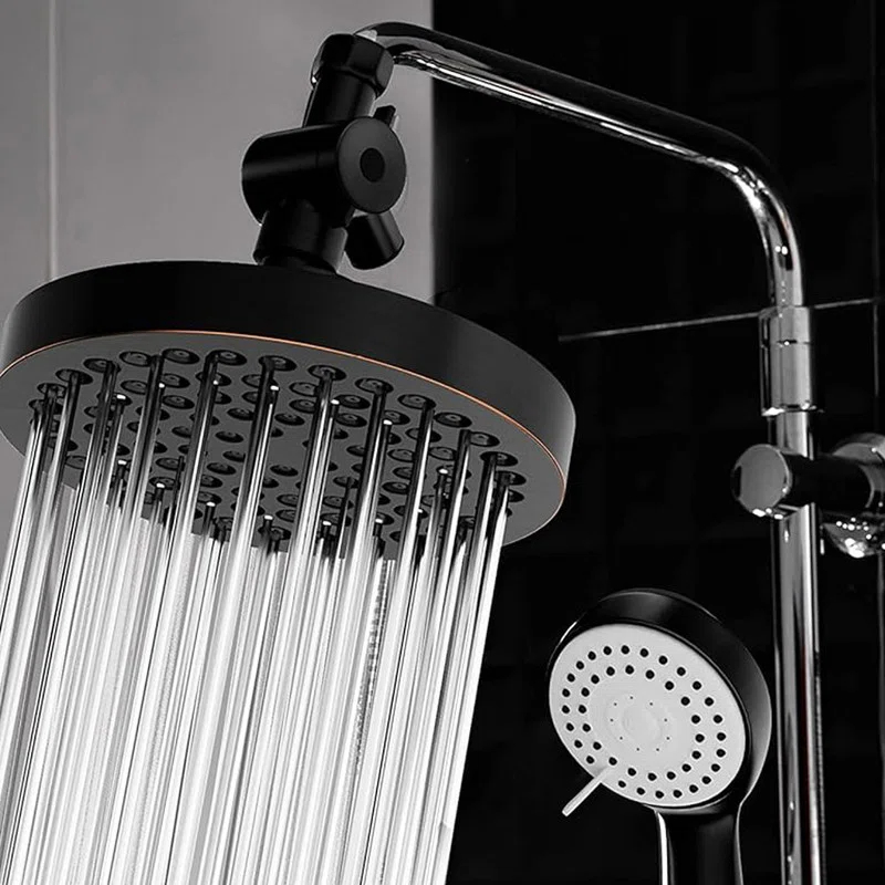 JASODI F09DHPYG9D 6 Inch High Pressure Rainfall Showerhead for Bath - Adjustable Swivel Shower Head