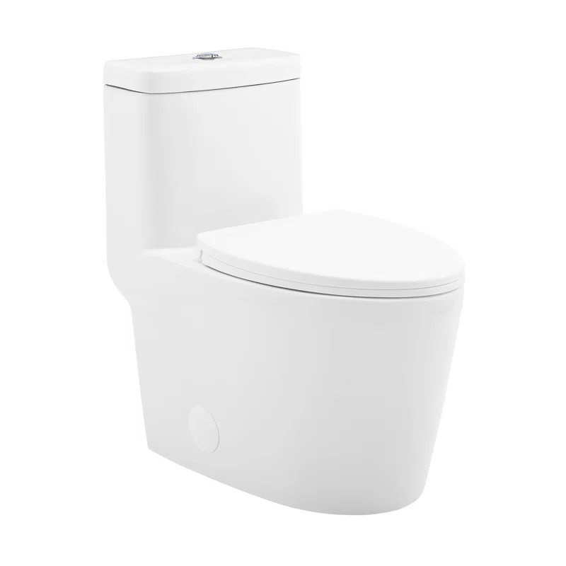 Swiss Madison CT-1T104 Fulton One-Piece Elongated Toilet Dual-Flush 1.1/1.6 Gpf