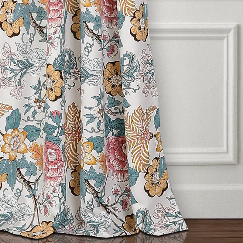 Lush Decor Polyester Room Darkening Curtain Pair (Set of 2)