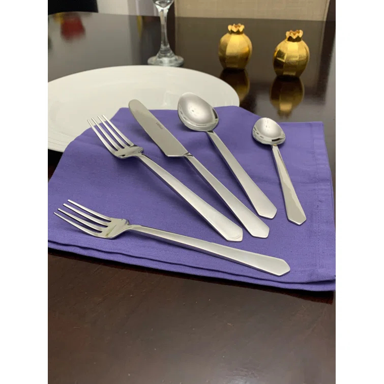 Classy R Us Classy R Us Vibhsa Stainless Steel Flatware Set - Service for 4