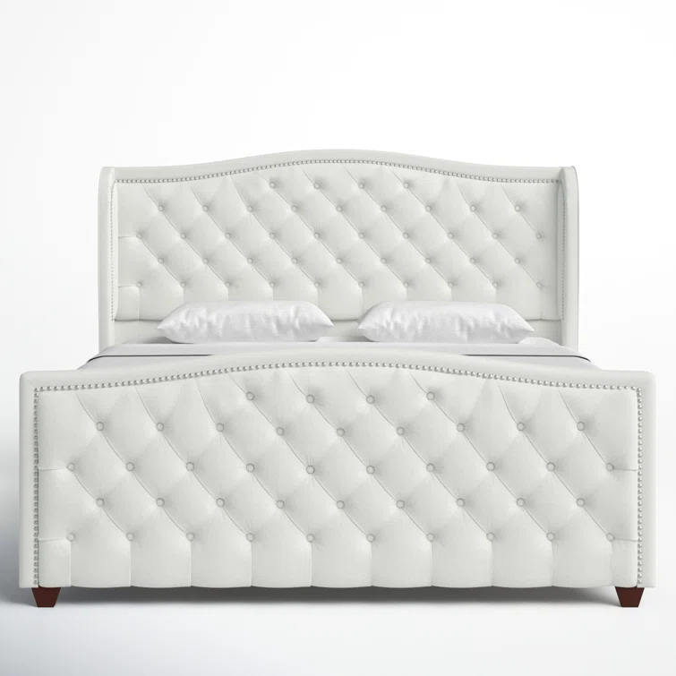 Coleman Upholstered Wingback Bed