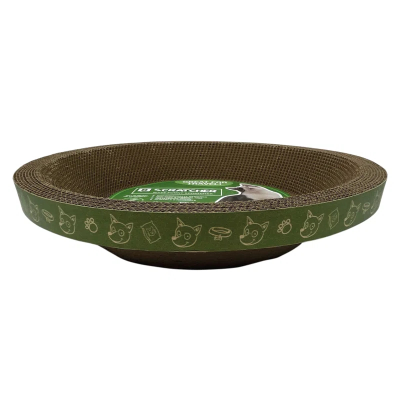 PetPro B Kitty Round Scratcher - Fun and Durable Cat Scratching Pad for Happy, Healthy Cats…