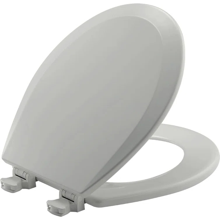 Bemis Bemis 1500EC Toilet Seat with Easy Clean & Change Hinges, Durable Wood 7B1500EC 146