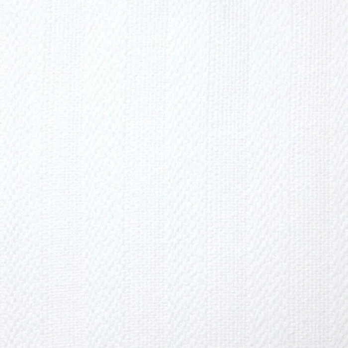 Tavira Sophisticated White Striped Cotton Full/Queen Blanket