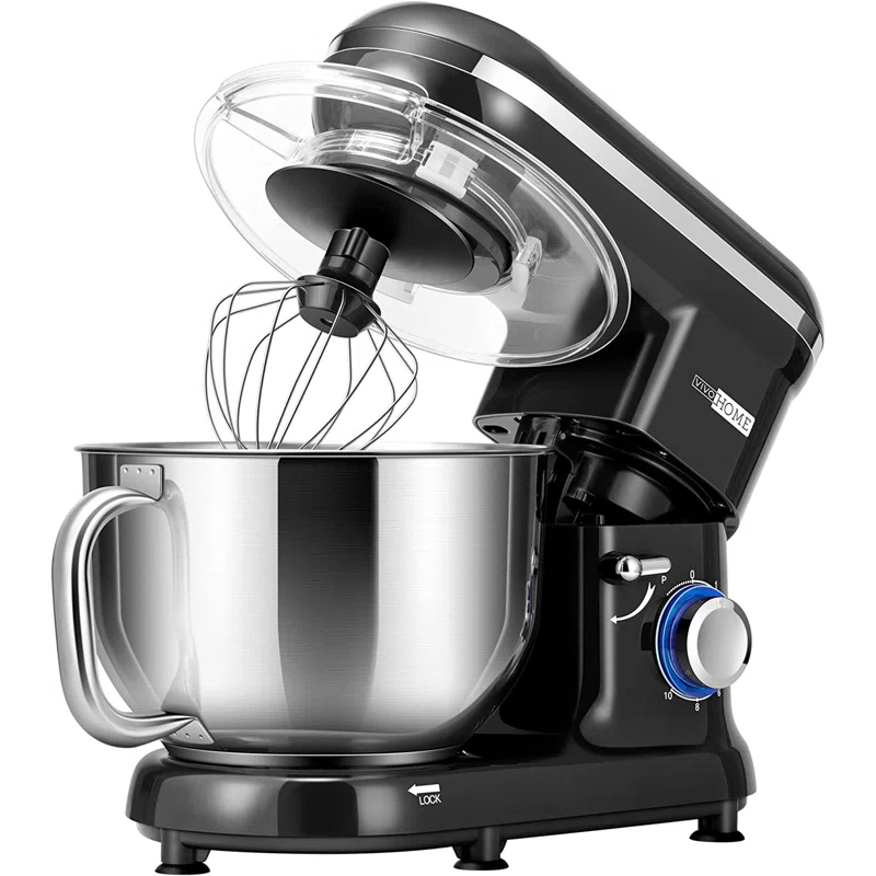 VIVOHOME X002DW09A5 660W 10 Speed 6 Quart Tilt-Head Stand Mixer