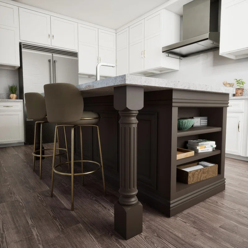 Ekena Millwork Richmond Fluted Cabinet Column