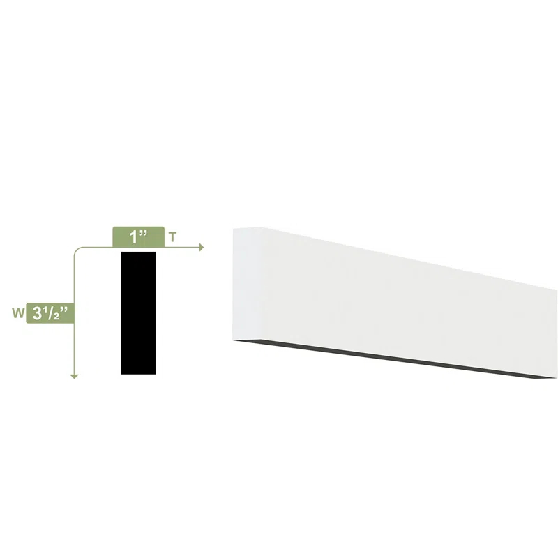 Ekena Millwork H 96'' W D Plastic Casing