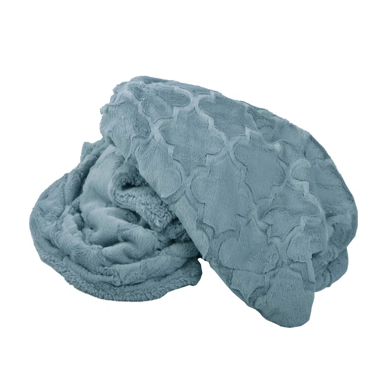 Ashley Embroidered Throw Blanket