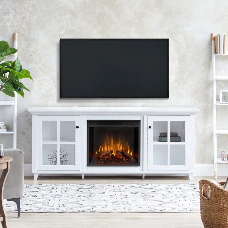 Real Flame Norwell 73" TV Stand with Electric Fireplace by Real Flame