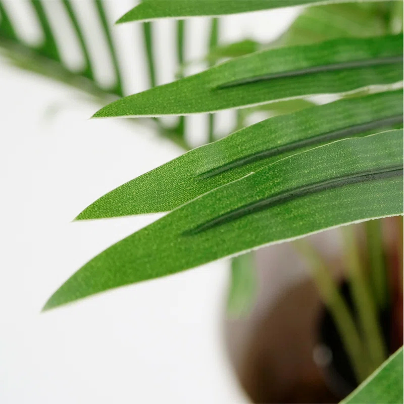 SIGNLEADER Artificial Plant In Planter, Fake Areca Tropical Palm Plant Home Decoration (Plant Pot Plus Plant)
