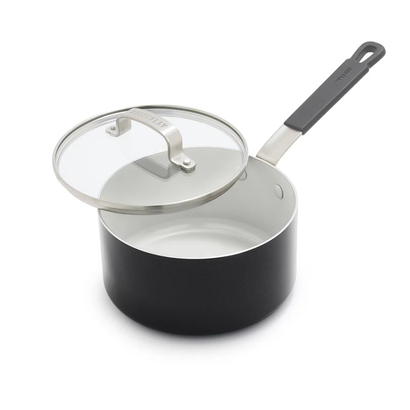 GreenPan Bobby Flay by GreenPan Professional Grade Ceramic Nonstick 2.53QT Saucepan with Lid