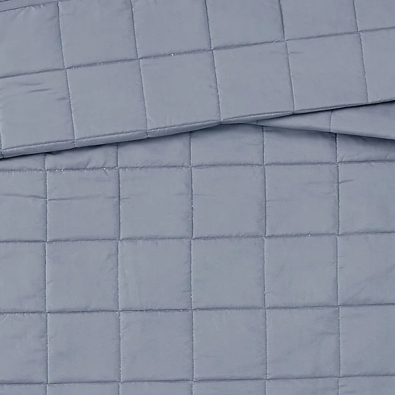 London Fog London Fog Garment Wash Solid Quilt Set