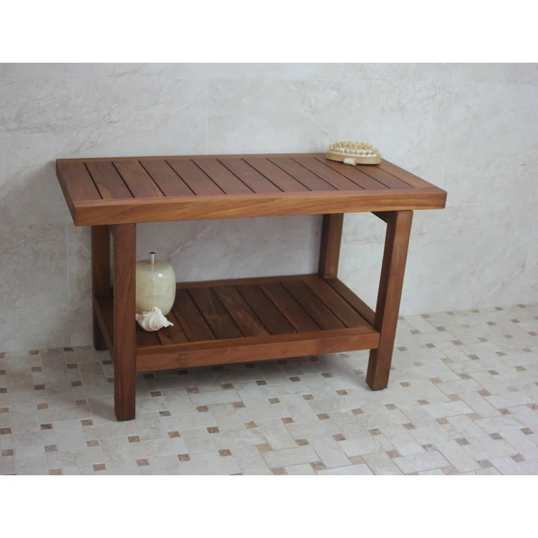 Aqua Teak Spa Teak Shower Bench