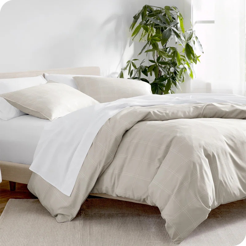 Bare Home Premium Microfiber Duvet Cover and Sham Set