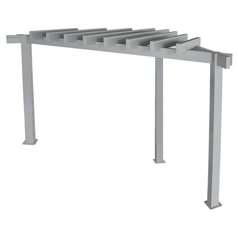 Sojag Sojag Lima Grey 10 x 10 ft. Rustproof Aluminum Frame Pergola