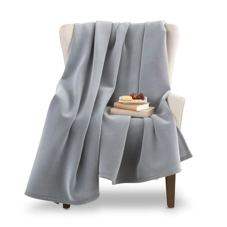 Vellux Throw Blanket, Original Blanket,  Snuggle-Ready,  Durable Machine Washable Pet Friendly, All-Season Comfort, Layering Bed Sofa Blanket, Blanket for Bed, Cozy Throw Blanket