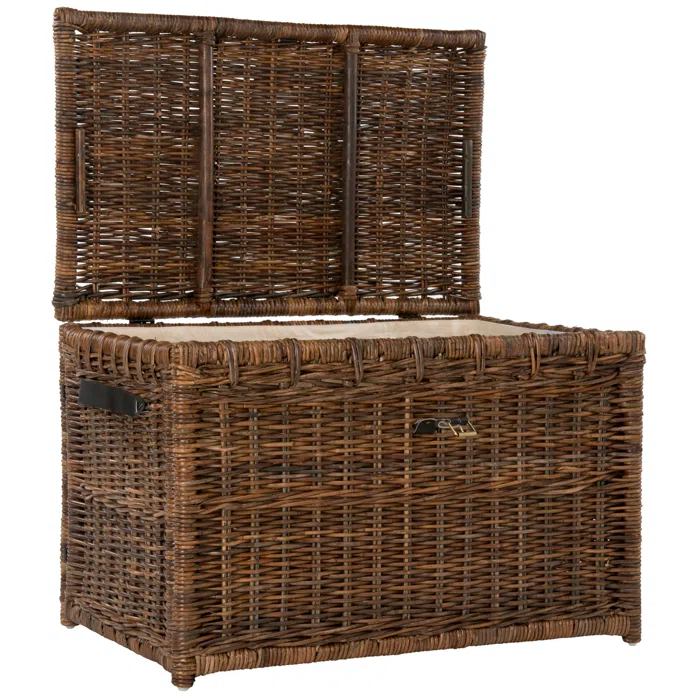 happimess Caden Wicker Trunk & Reviews | Wayfair