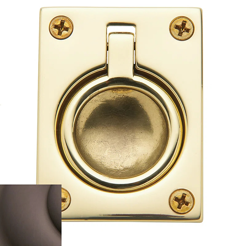 Baldwin Flush Center Ring Pull
