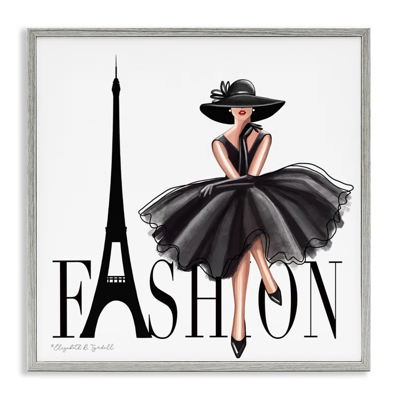 Stupell Industries Parisian Fashion - Graphic Art