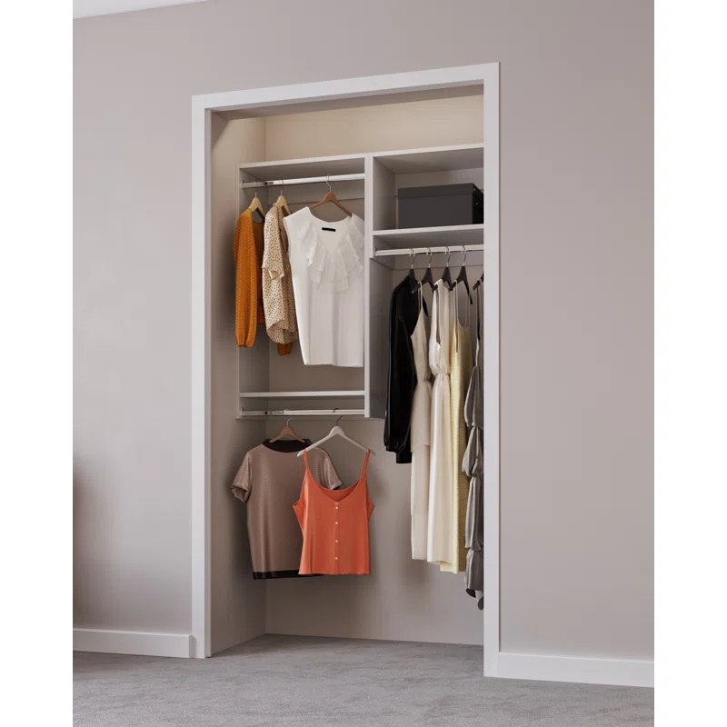 Modular Closets Modular Closets Closet System Walk-In Sets, Hanging Closet Kit