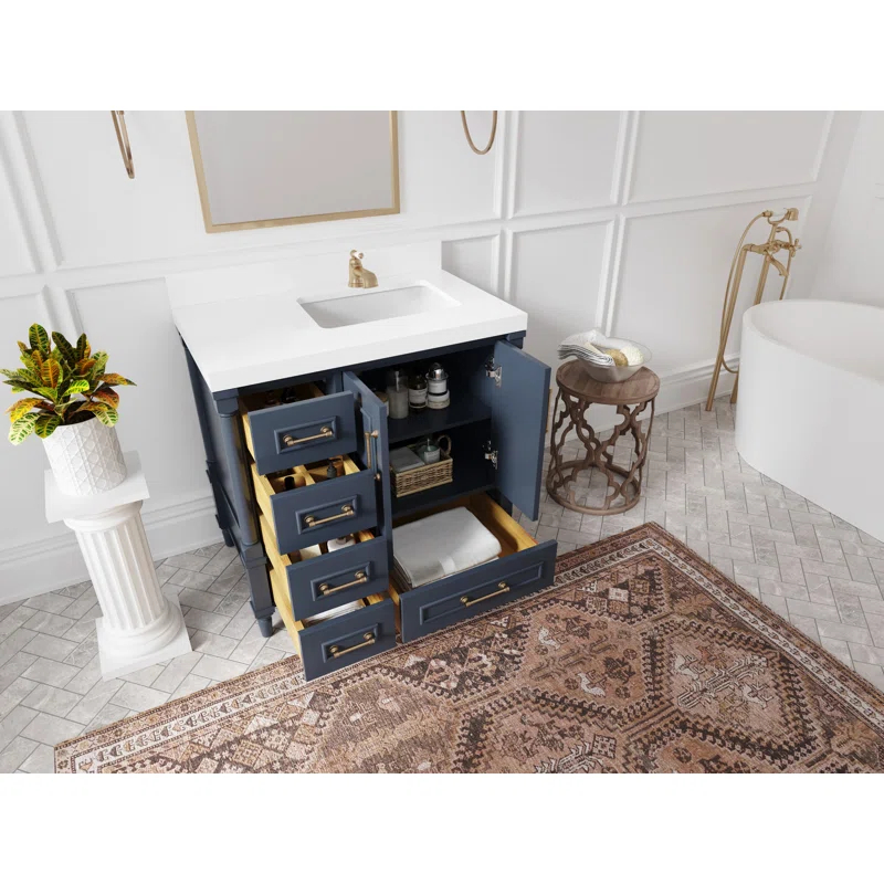 Aberdeen 36'' Single Bathroom Vanity with Top