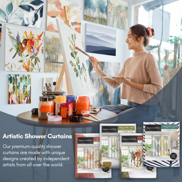 The Twillery Co.® Floral Shower Curtain Blissful Peony by PI Creative Art