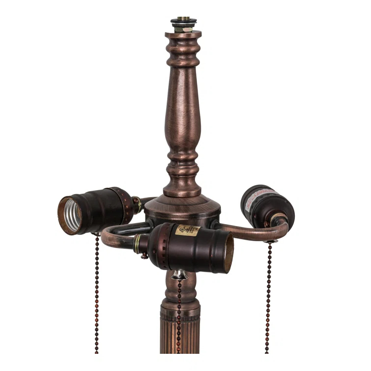 Meyda Lighting 63"H Tiffany Cherry Blossom Floor Lamp