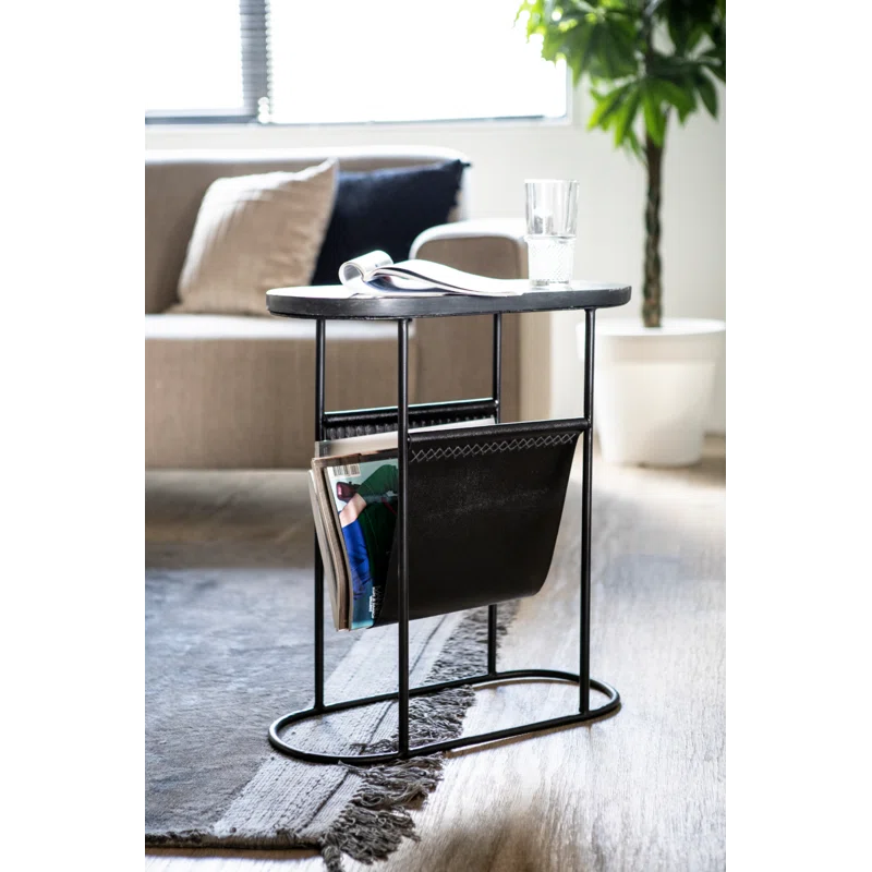 By Boo Daily Marble Top End Table