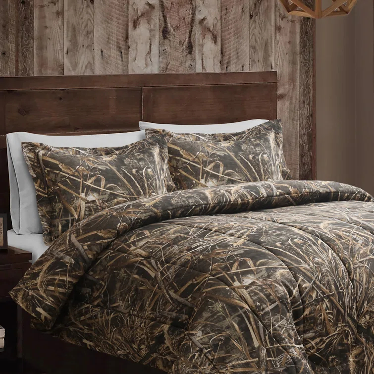Realtree Realtree Max-5 Camo Comforter Set, Premium Polycotton Fabric, Camouflage Bed Set, Super Soft Forest Bedding Set Hunting & Outdoor, Machine Washable