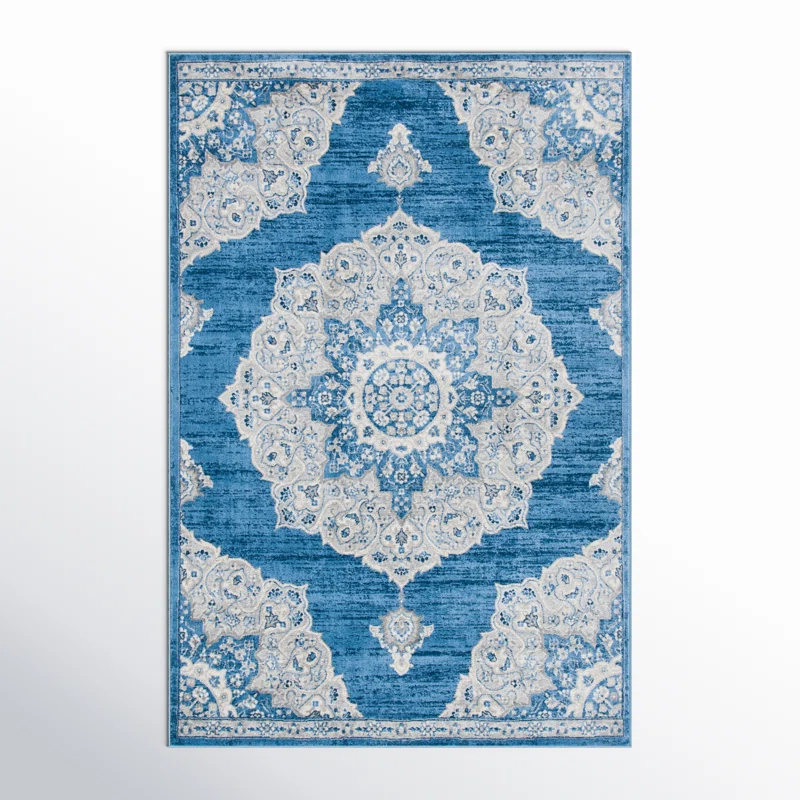 Kelly Clarkson Home Callum 802 Area Rug In Blue / Grey