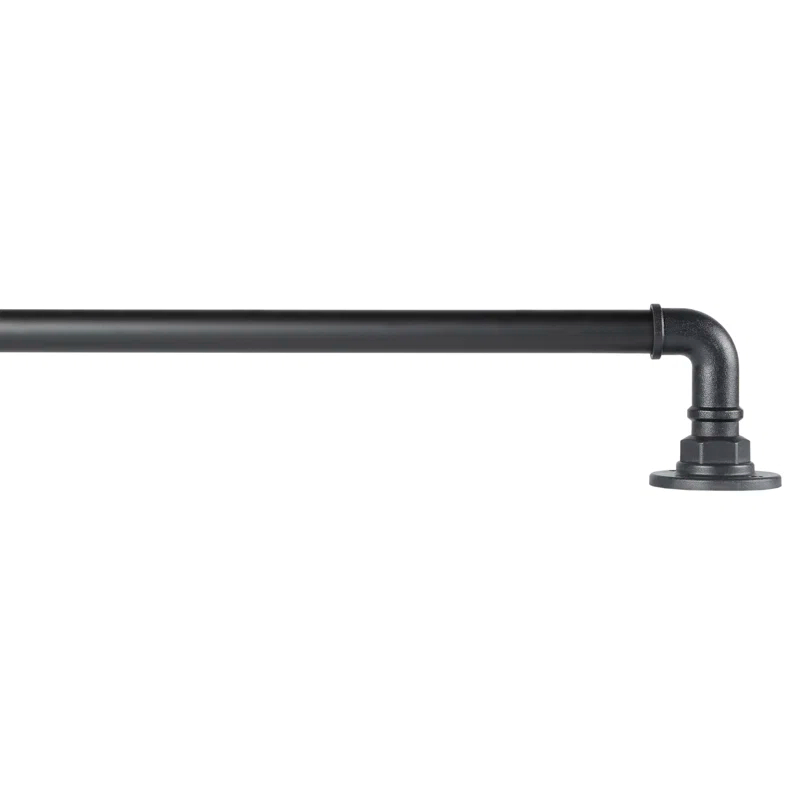Amalgamated Textiles Adjustable Single Curtain Rod
