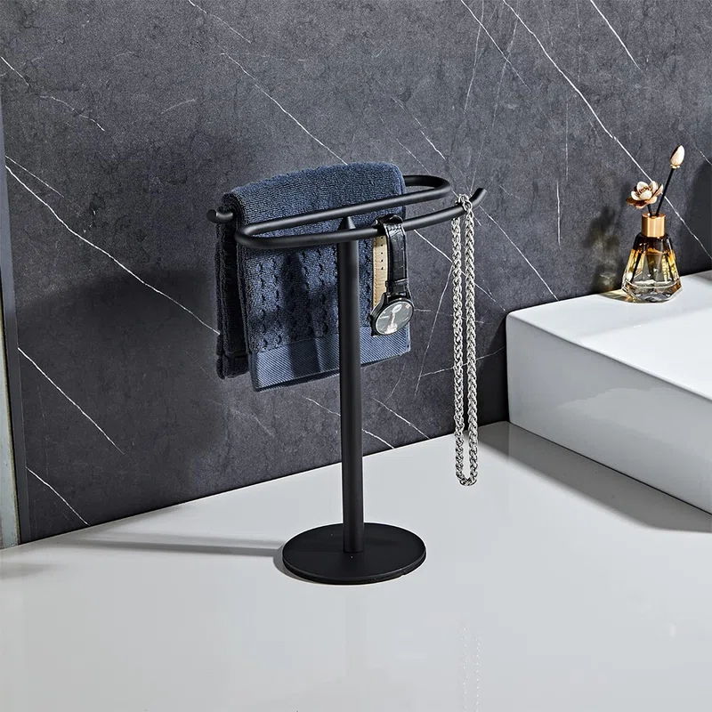 JASODI F0BMKV61HX Hand Towel Holder Stand, Free-Standing Towel Rack