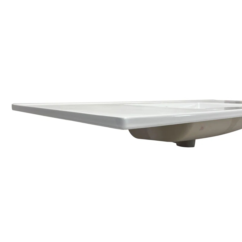 Bellaterra Home Vitreous China Top with 3-Faucet Holes