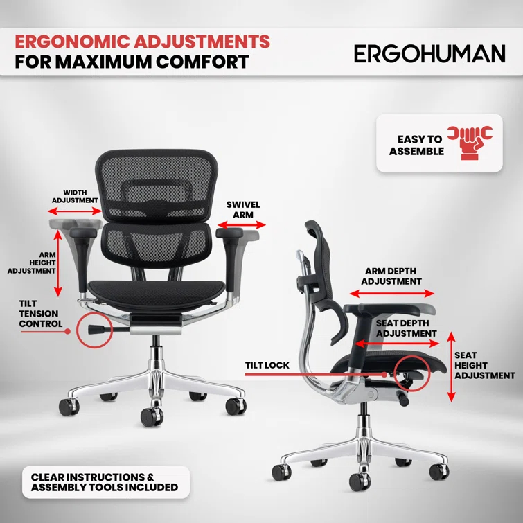 Eurotech Seating Ergohuman Task Chair