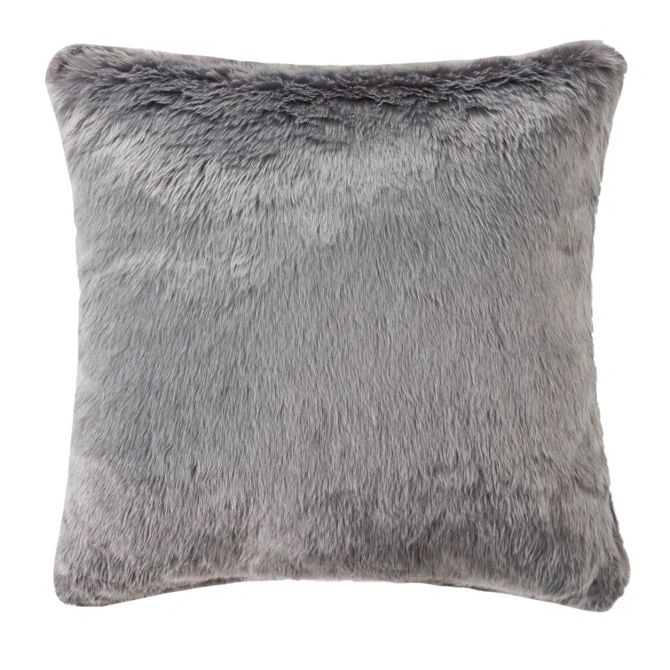 Tahari Clooney 20" x 20" Faux Fur Decorative Pillow | Wayfair