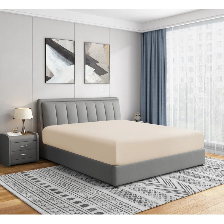 Swift Home 1800 Series 16 Inch Deep Microfiber Fitted Sheet