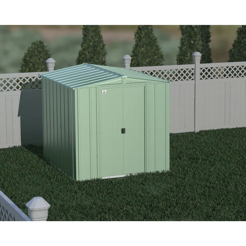 Arrow 6 ft. W x 7 ft. D Steel Vertical Storage Shed