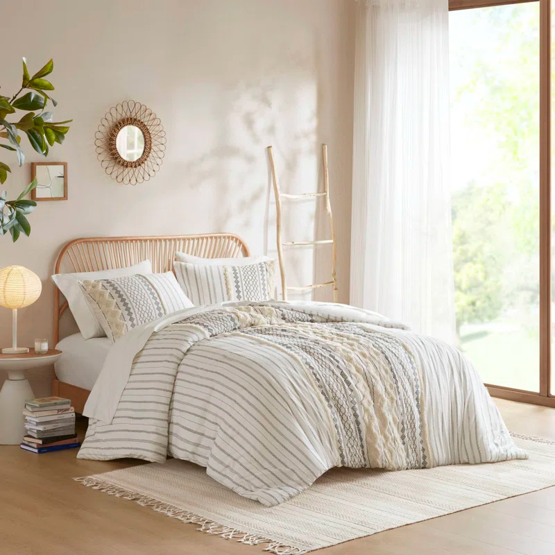 INK+IVY Imani Cotton Printed Comforter Set