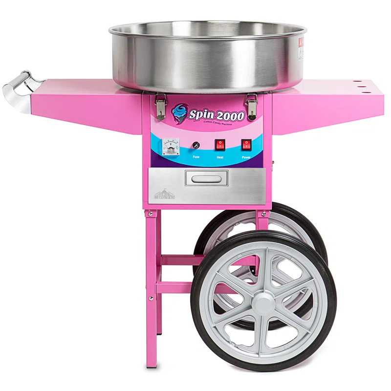 Olde Midway Cotton Candy Machine with Cart