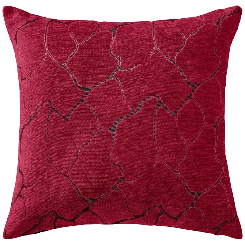 Violet Linen Milano Embroidered Throw Pillow