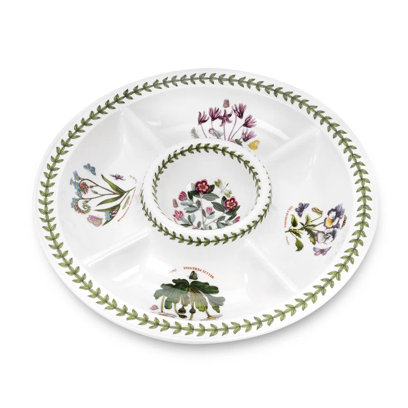 Portmeirion Portmeirion Botanic Garden Chip & Dip 14"