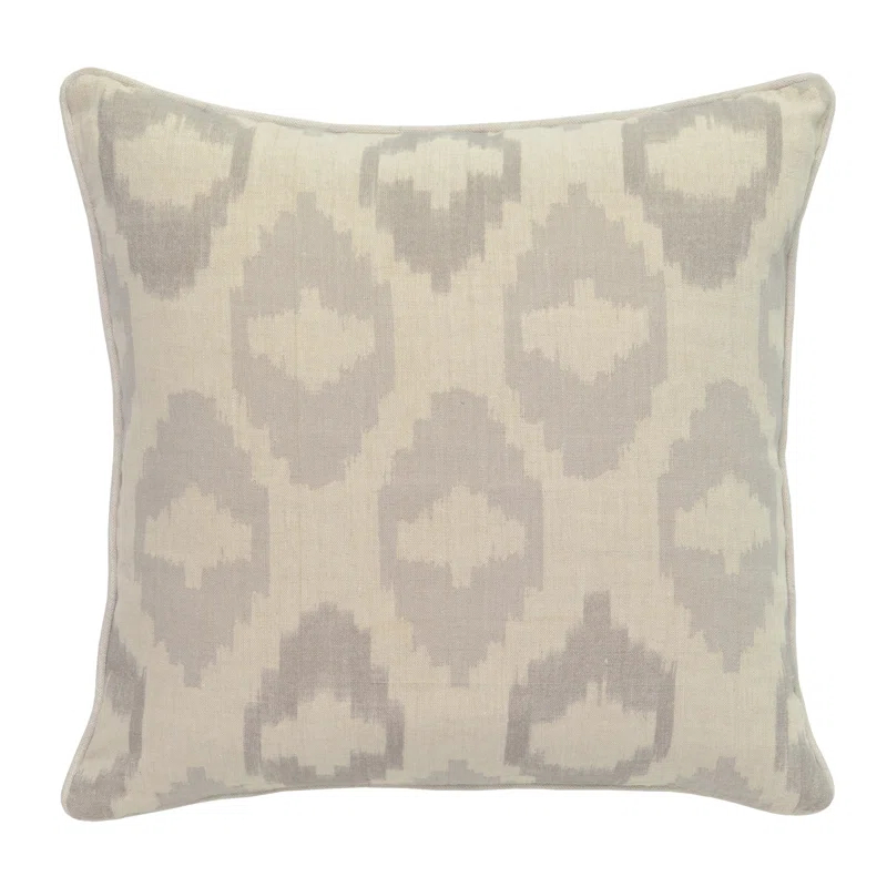 Villa by Classic Home Fay Embroidered Reversible Throw Pillow