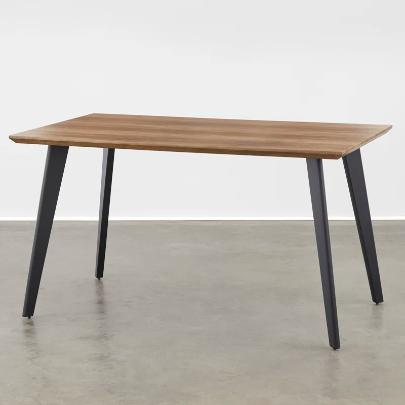 Metal Base Dining Table