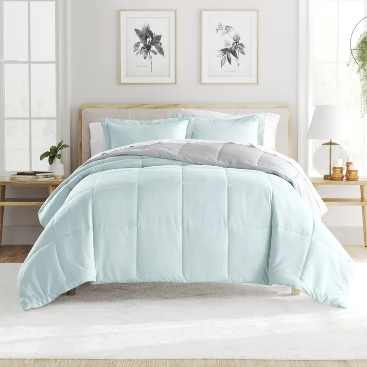 Becky Cameron Reversible Down-Alternative Comforter Bedding Set