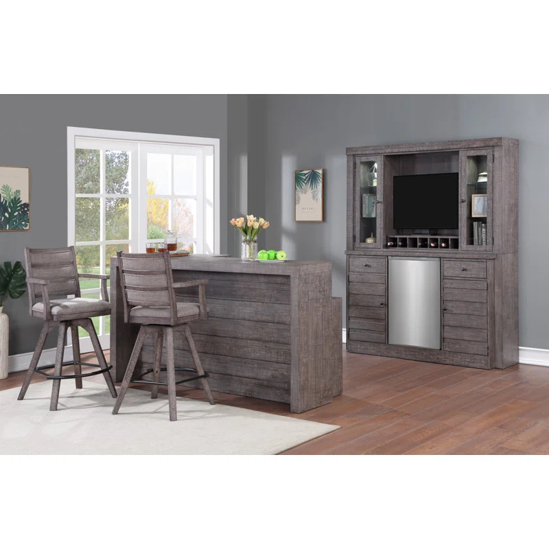 ECI Furniture Solid Wood Home Bar